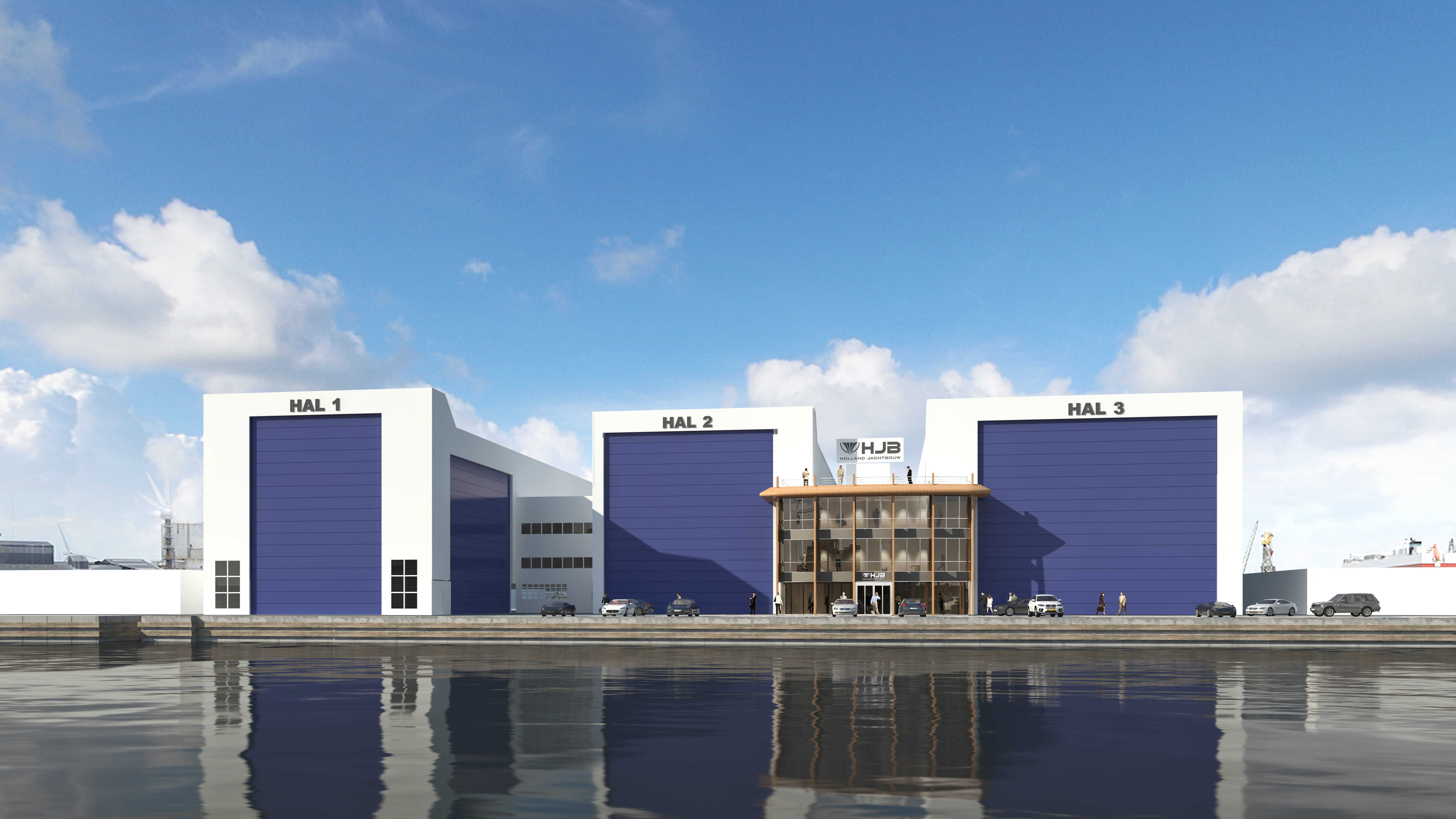 ROYAL HUISMAN IN HALLEN HOLLAND JACHTBOUW