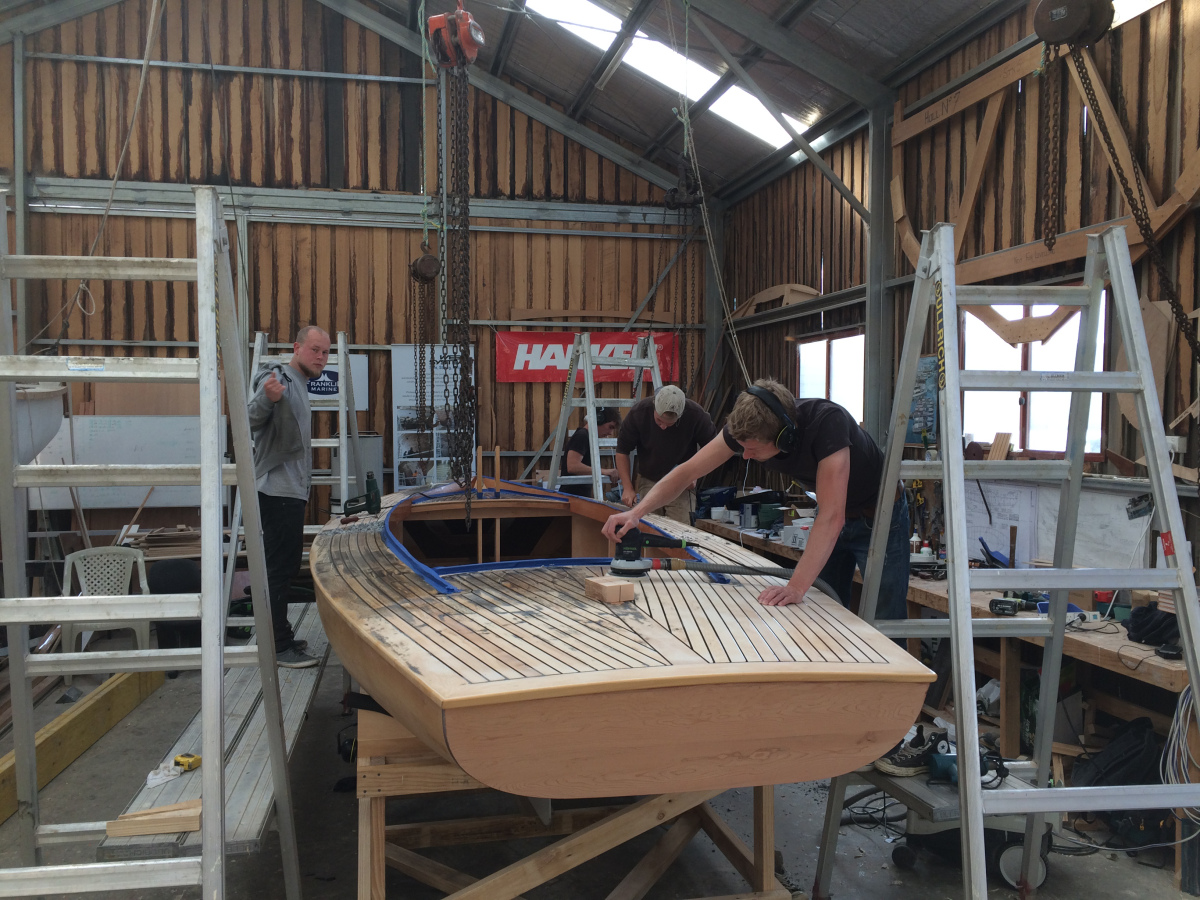 BOOTBOUW IN KIELZOG VAN ABEL TASMAN