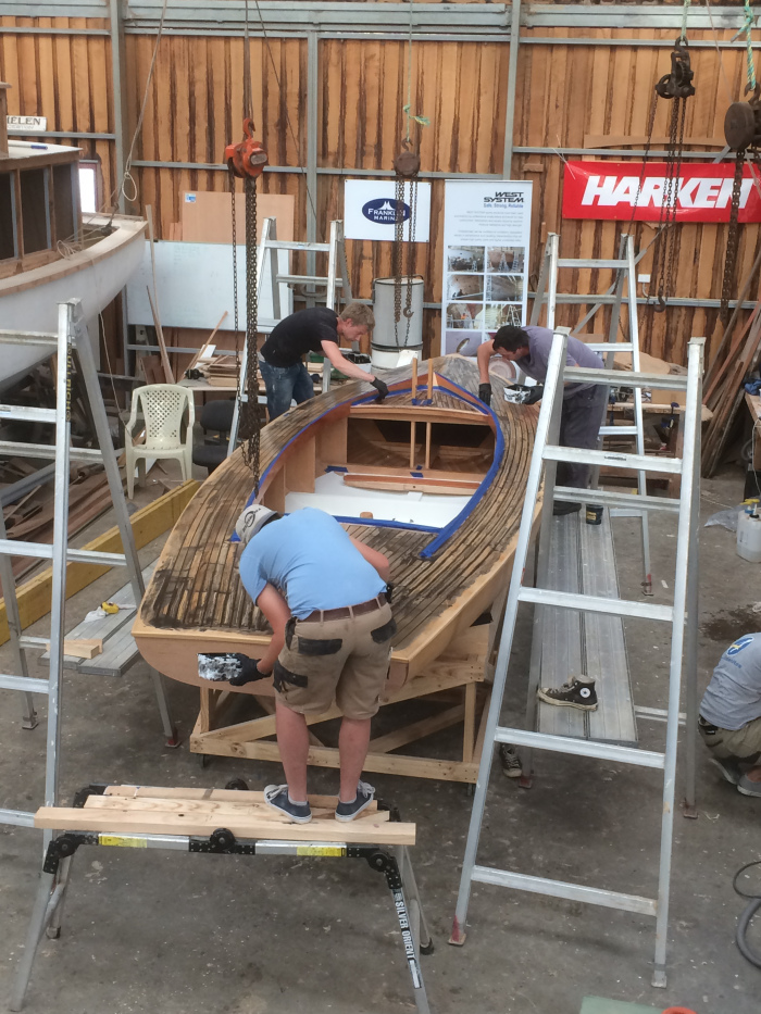 BOOTBOUW IN KIELZOG VAN ABEL TASMAN