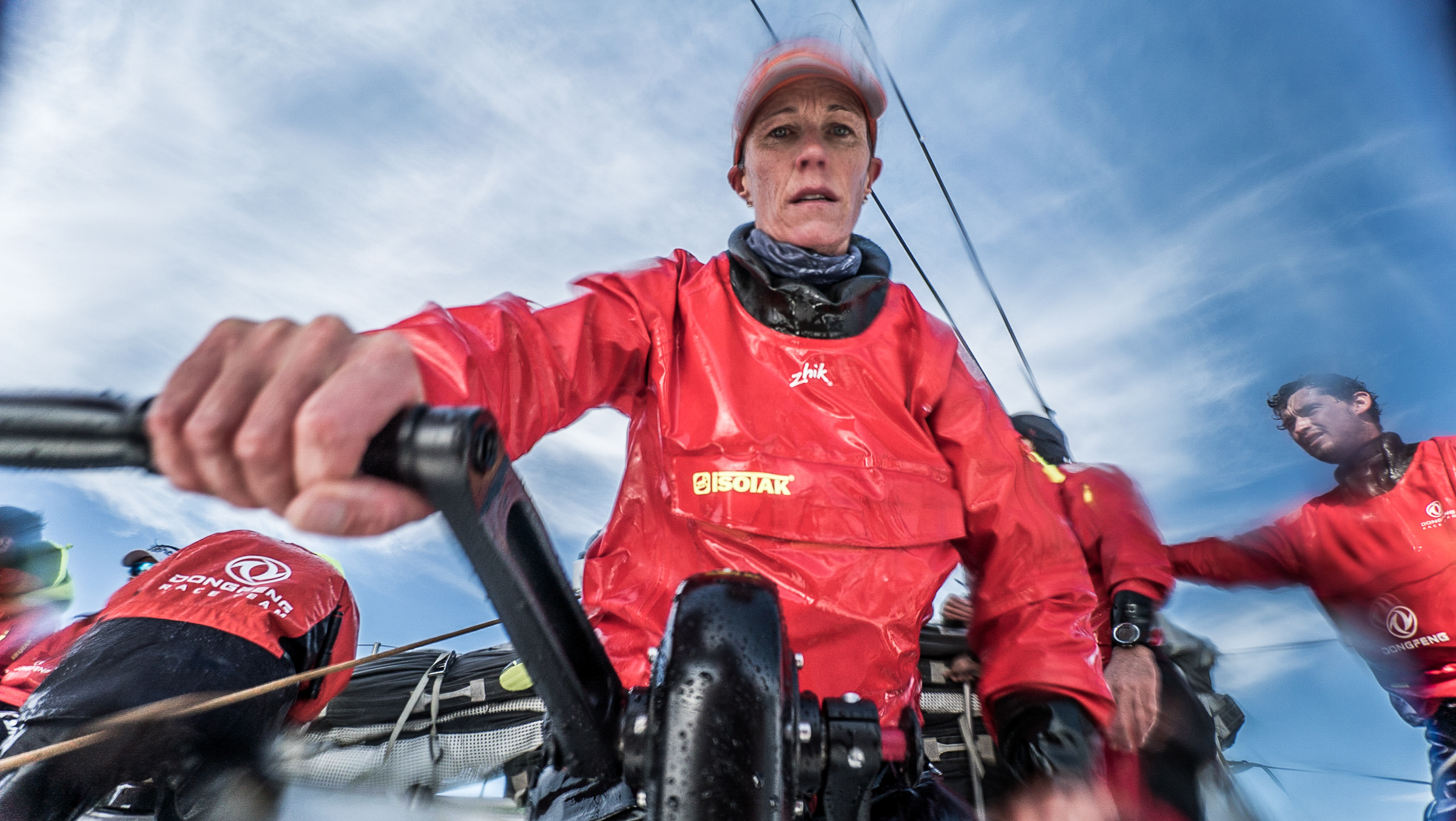 CAROLIJN BROUWER MET DONGFENG IN VOLVO OCEAN RACE