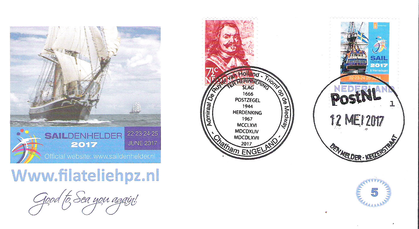 MORGENSTER MET BIJZONDER DOCUMENT NAAR CHATHAM