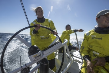 TEAM BRUNEL HAALT  ABBY EHLER EN ANDREW CAPE AAN BOORD 
