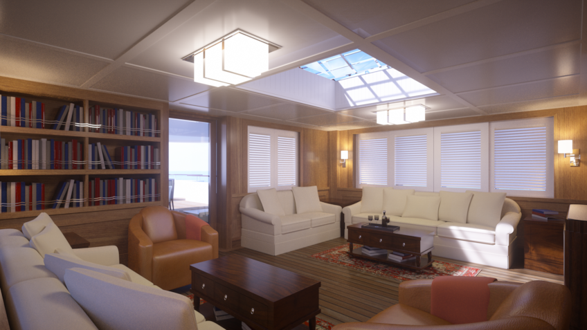 Upper Deck Saloon &amp; Library 2 a - Copy