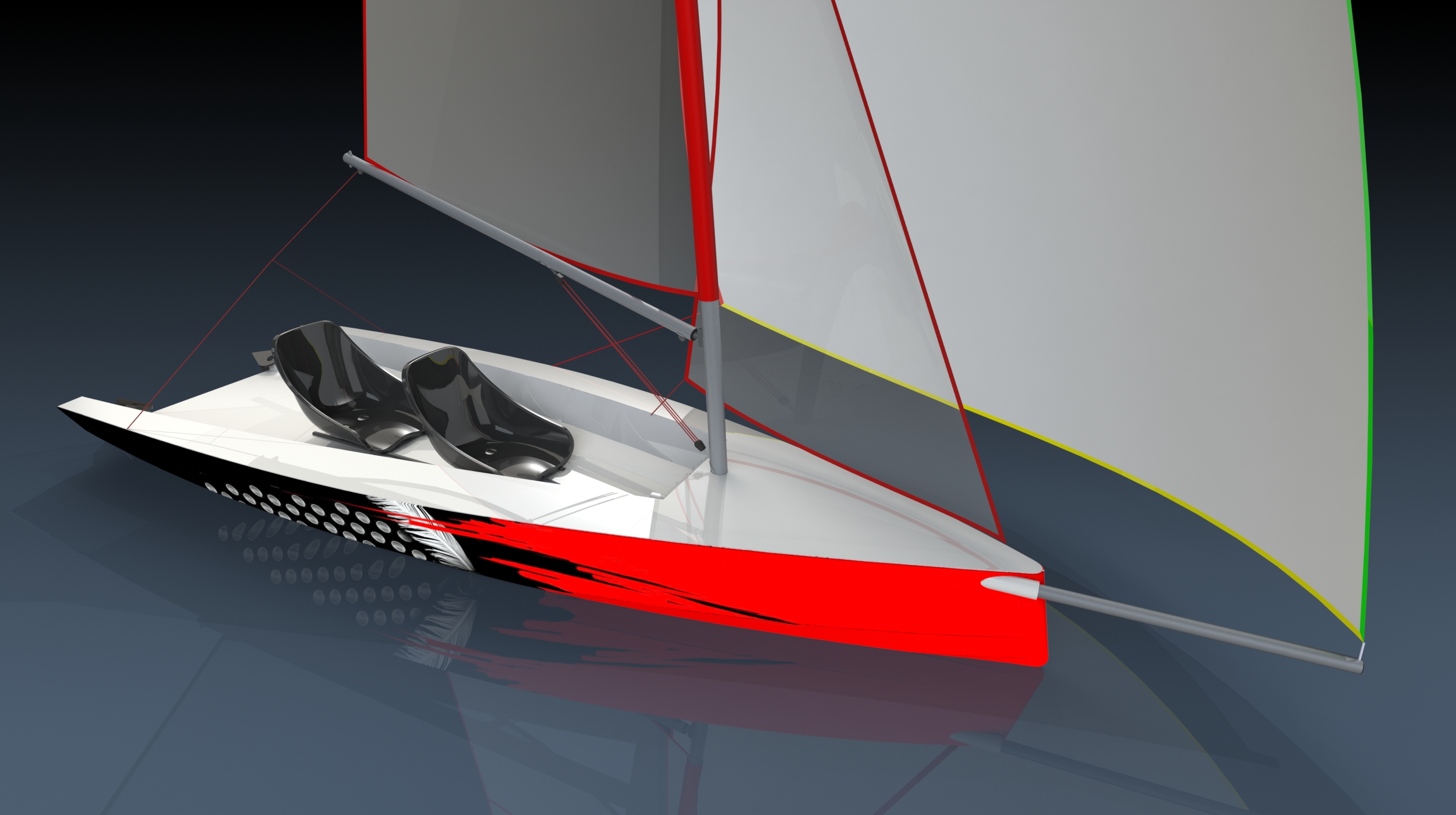 STUDENTEN BOUWEN NIEUWE BOOT VOOR AANGEPAST ZEILEN