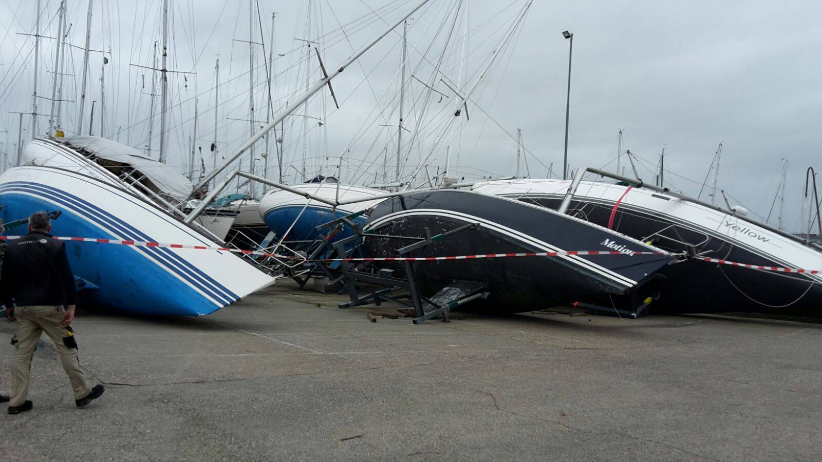 STORM SPAART WATERSPORT NIET