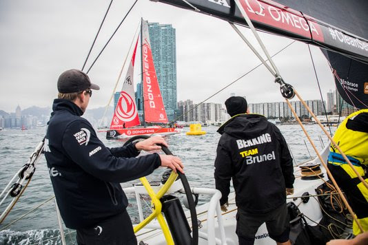 BRUNEL MET ZEVEN ZEILERS AAN START IN HAVENRACE