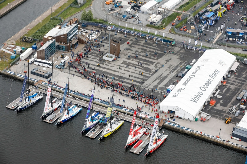 DRIE TEAMS STRIJDEN OM  EINDZEGE IN VOLVO OCEAN RACE