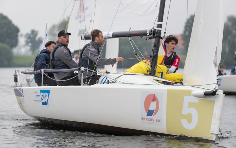 Winnaars WV Uitdam tijdens Eredivisiezeilen Roermond 2018 - Speelronde 2-4387