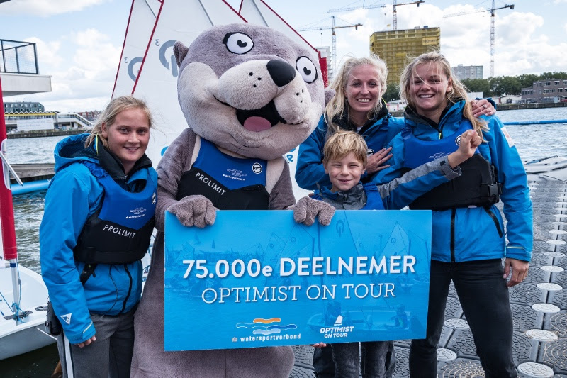 75.000e DEELNEMER OPTIMIST ON TOUR