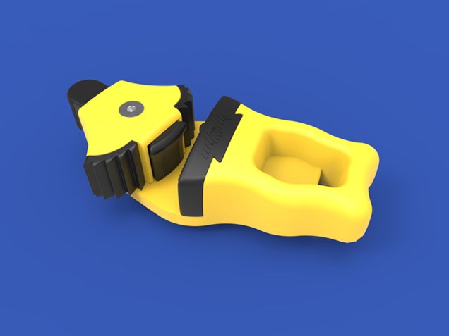 180116_Geel Blauw Powergriptrimmer