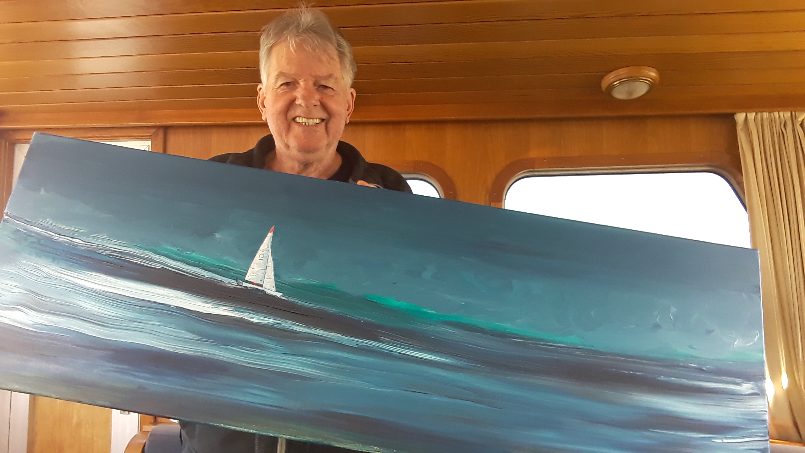 HENK IS KLAAR VOOR VEILING SAILING4CANCER