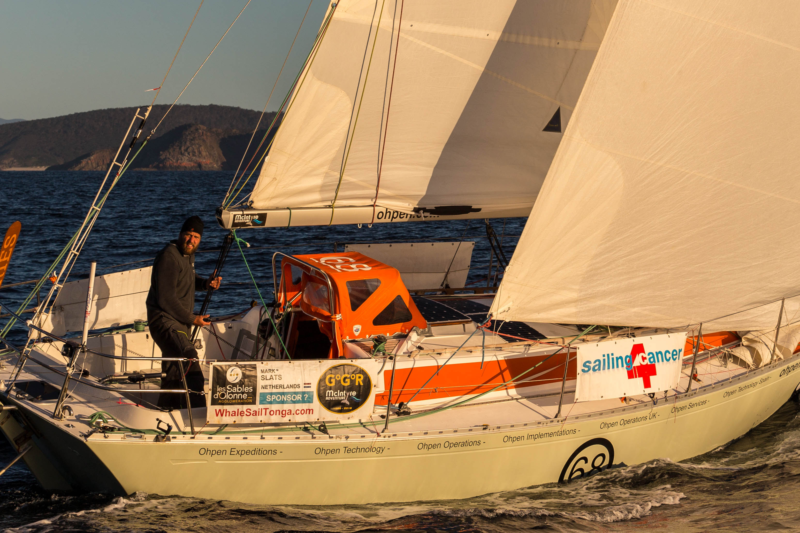 MARK SLATS ZEILT 24 UURS RACE