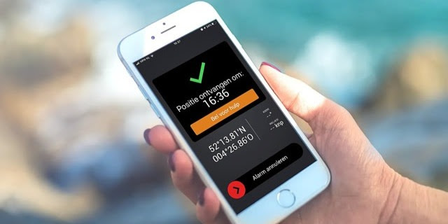 AUTO-TRACKING IN APP 'KNRM HELPT'