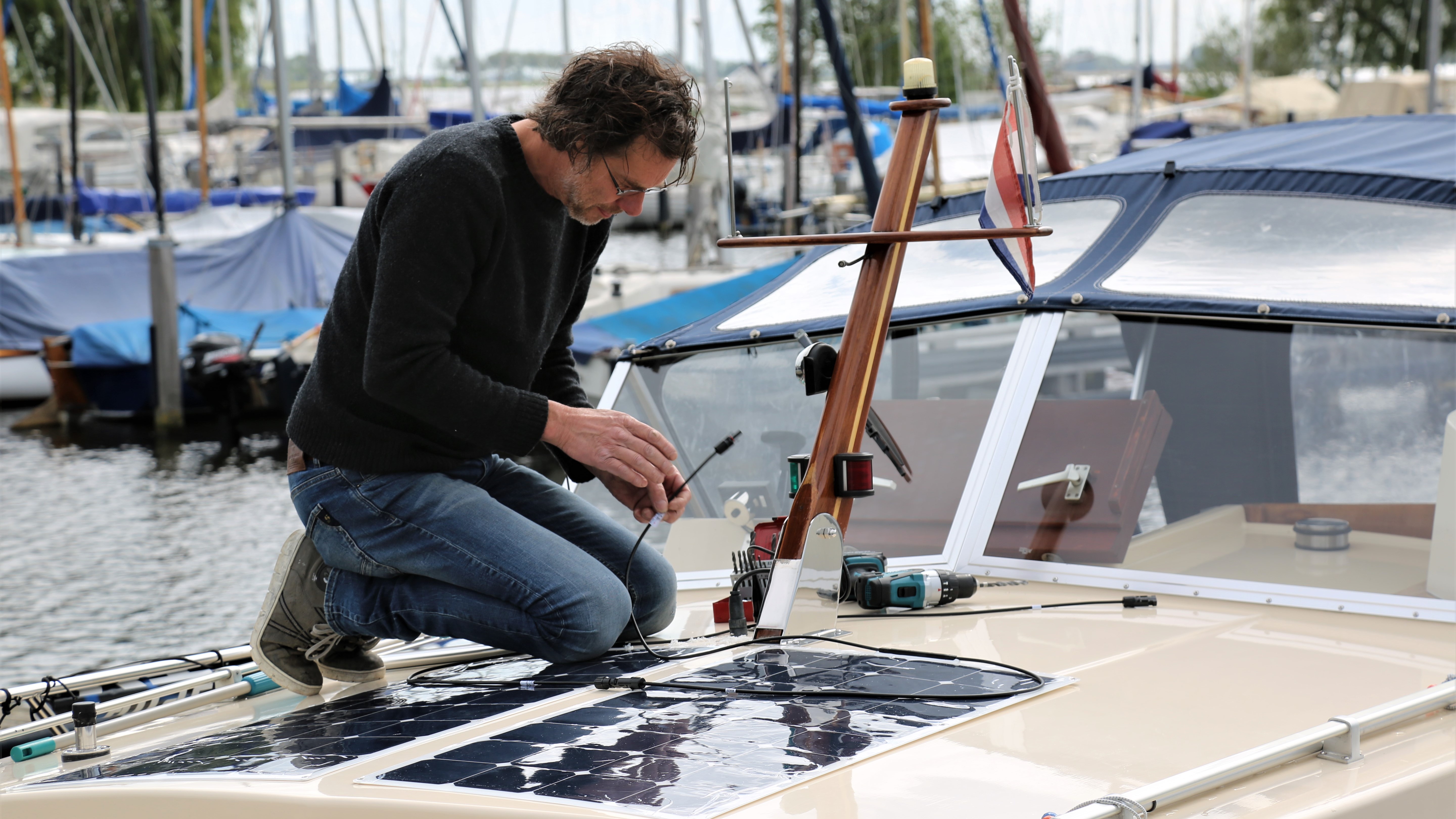Zonnepanelen aan boord