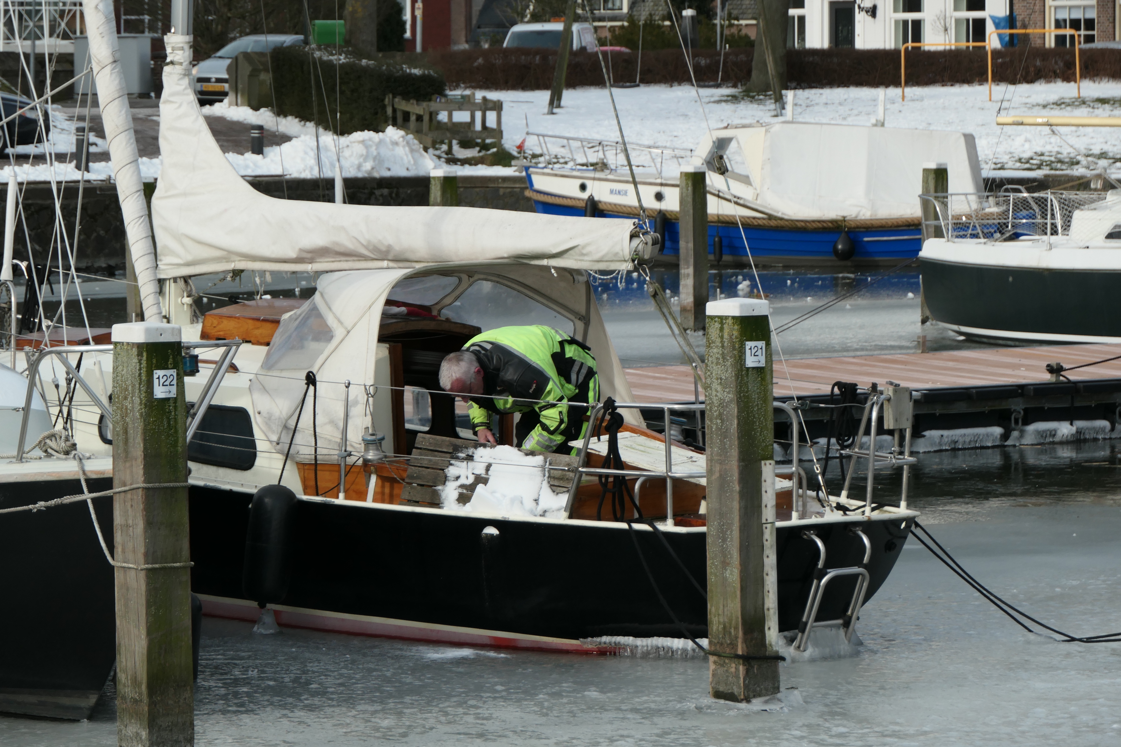 Vaarwel Koning Winter...we willen weer varen!