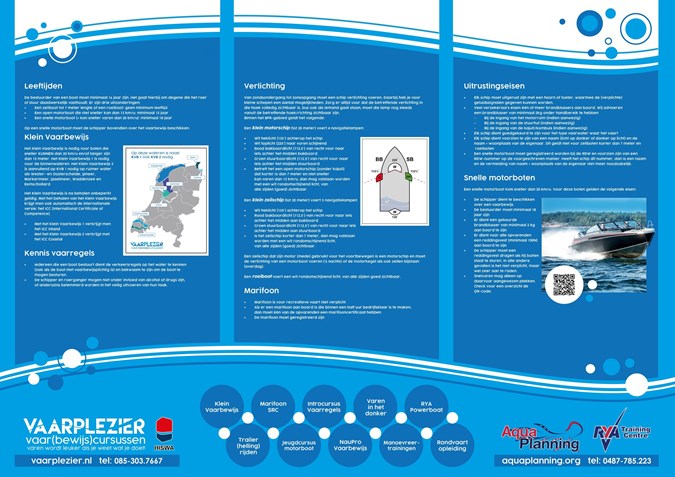 Voorlichtingssheet Vaarplezier 