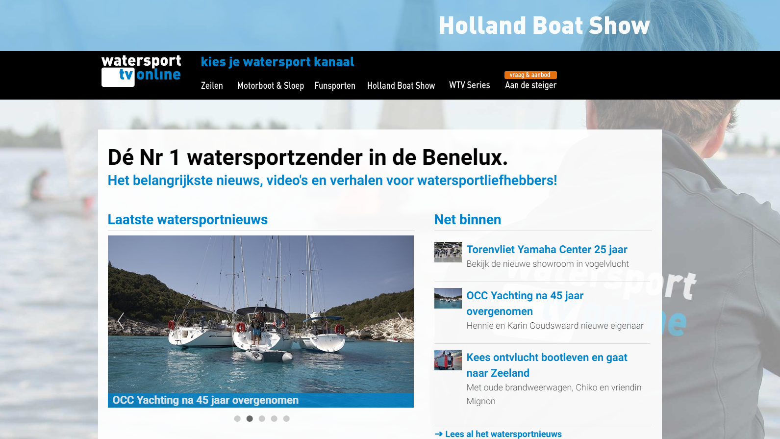 Refit voor Watersport-TV ... bekijk onze nieuwe site