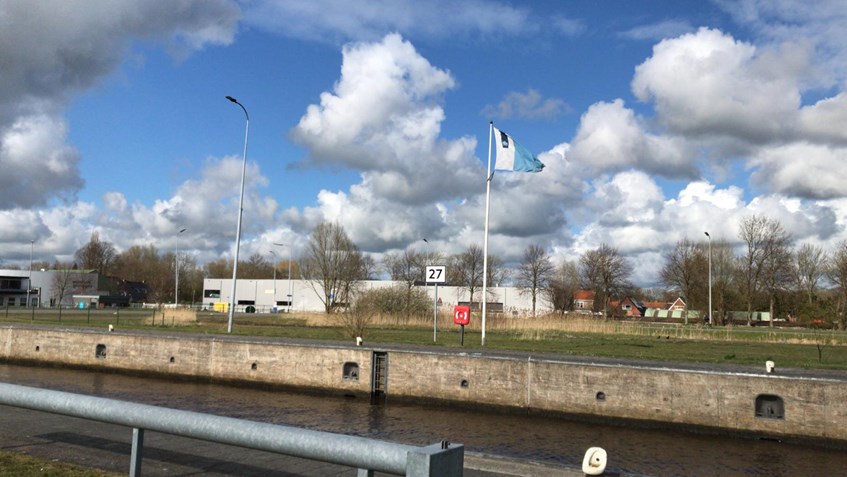 5. Kilometerbord 27 Oostersluis Groningen (1)