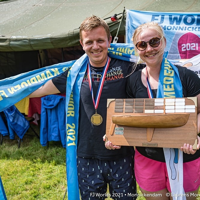 Hylke Sasse en Madelein van der Hout Nederlands Kampioen Flying Junior