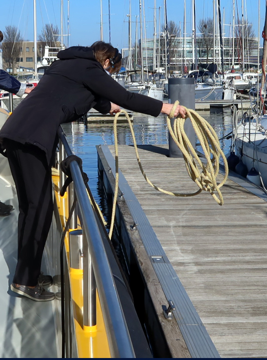 Niet springen maar werpen