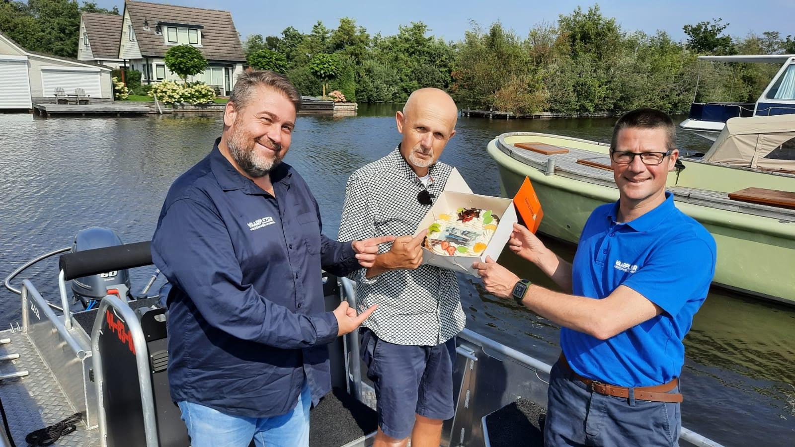 Feestelijke mijlpaal voor Vaarplezier en Stuurmanskunsten