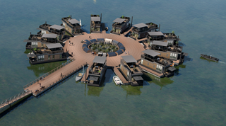 Floating Houses Project korte steiger 