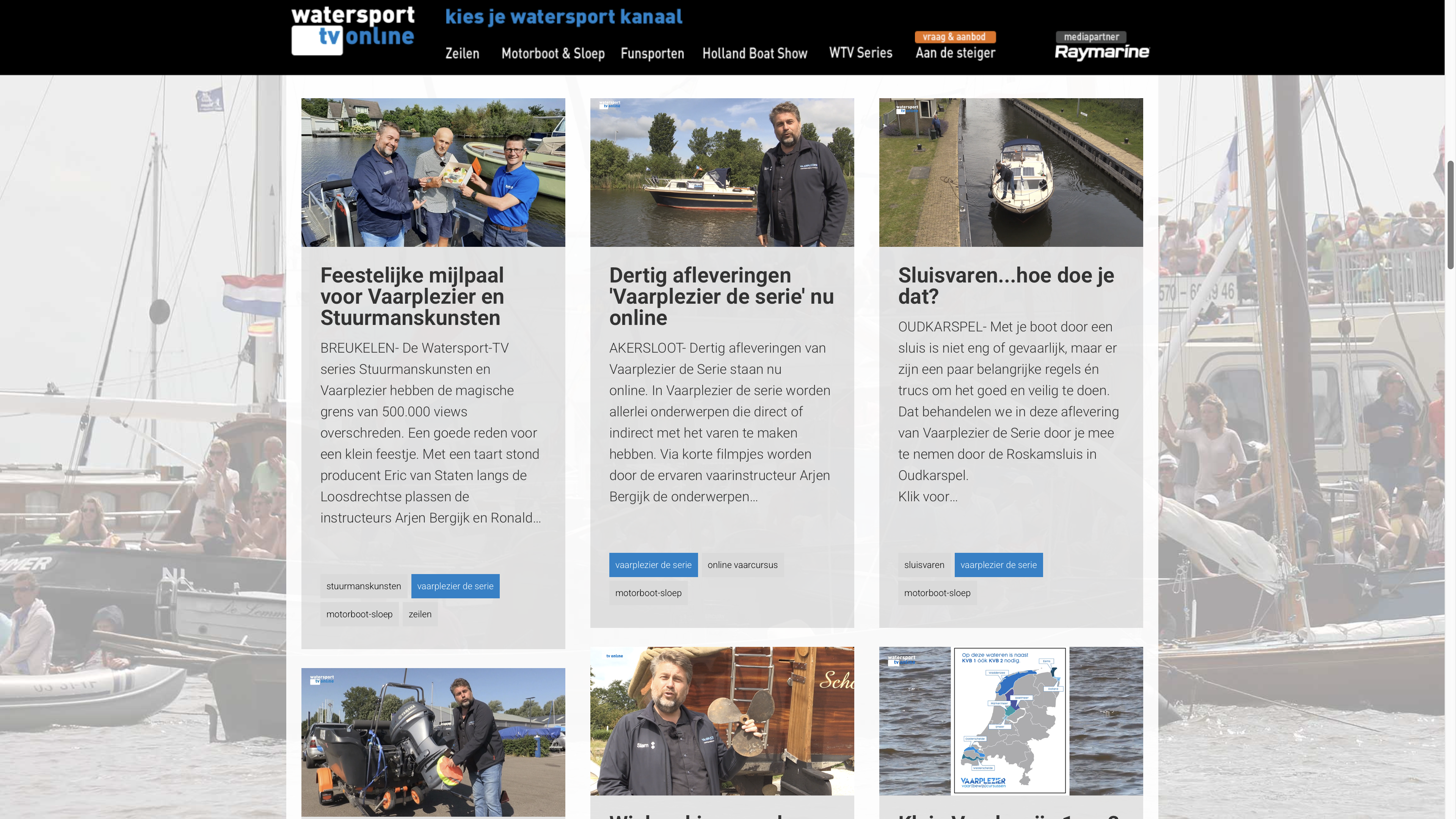 Vaarplezier de serie...wordt vervolgd