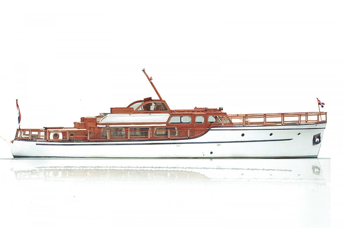 Klassiek Nederlands motorjacht