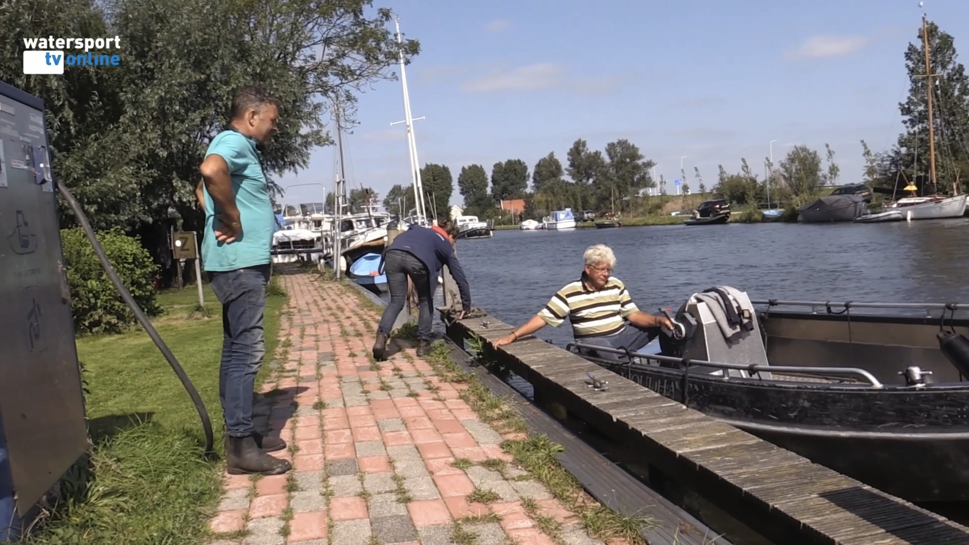 Op de Woudhaven is altijd reuring