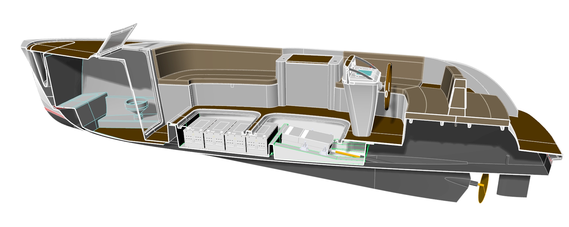 Antaris Seventy5 debuteert op Hiswa te water