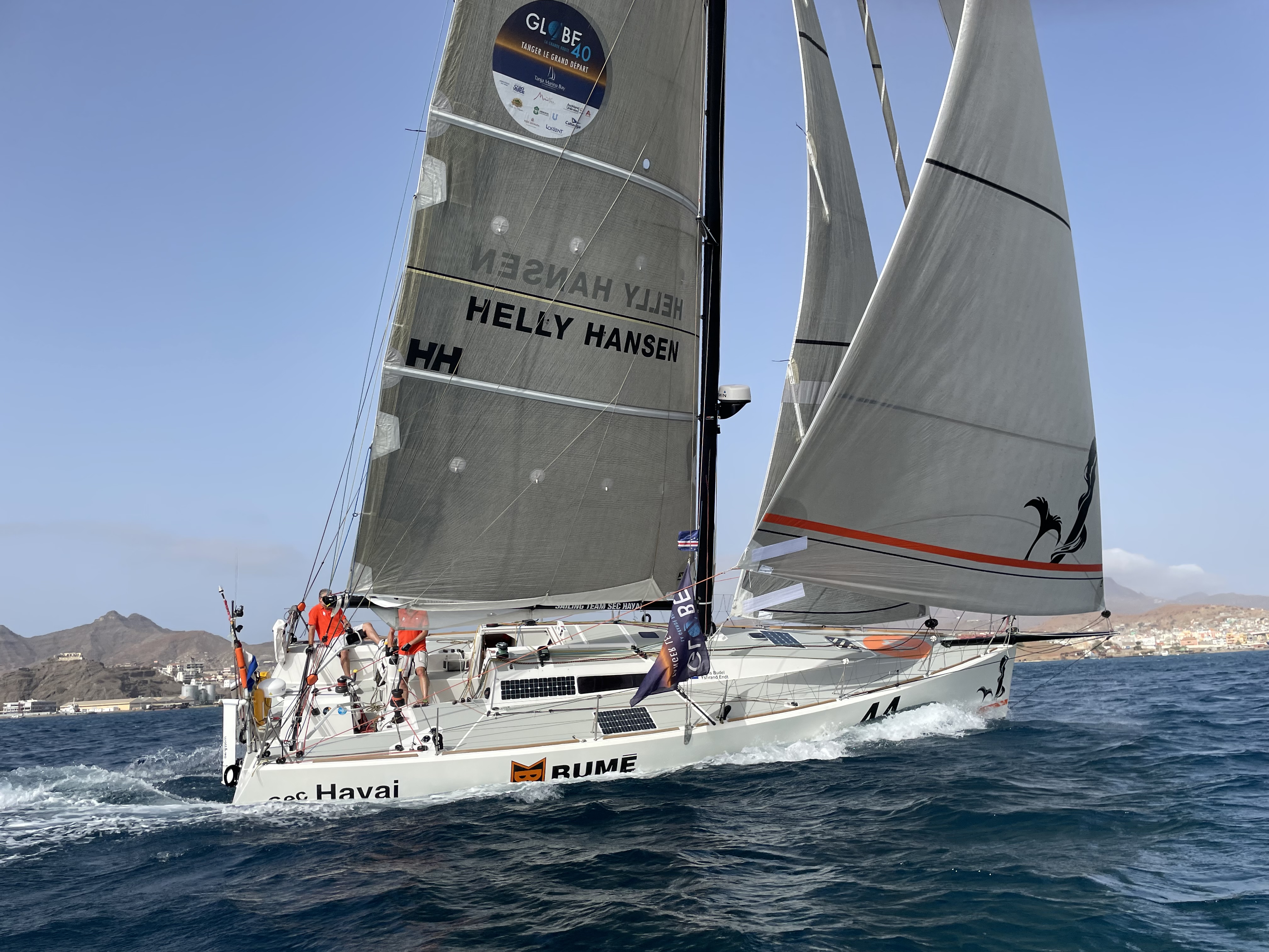 Uitputtingsslag voor Ysbrand Endt en Frans Budel tijdens Globe40 