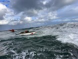 2022 09 15 Zeiljacht gekapseisd nabij Vlieland en Terschelling, KNRM reddingboot schiet te hulp - foto KNRM