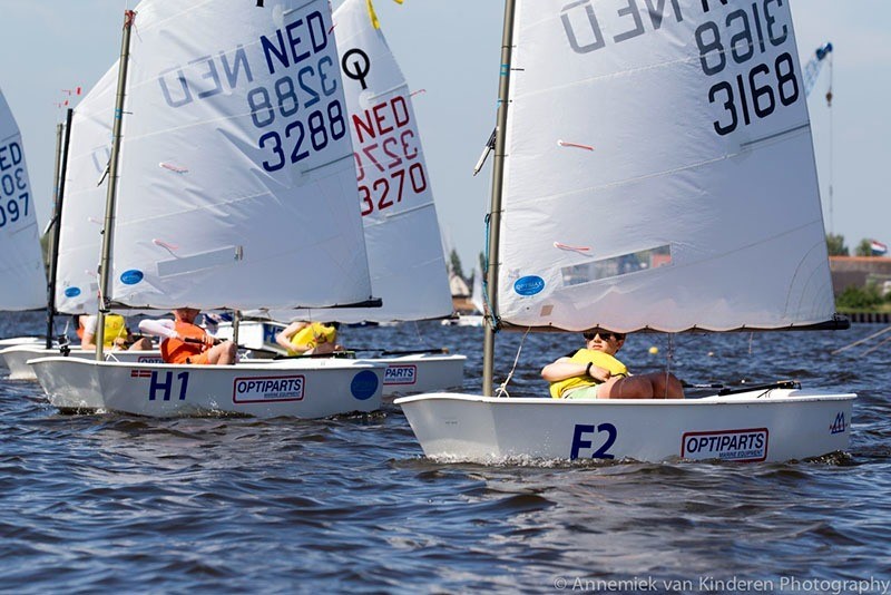 EK Teamzeilen Optimist op Loosdrecht