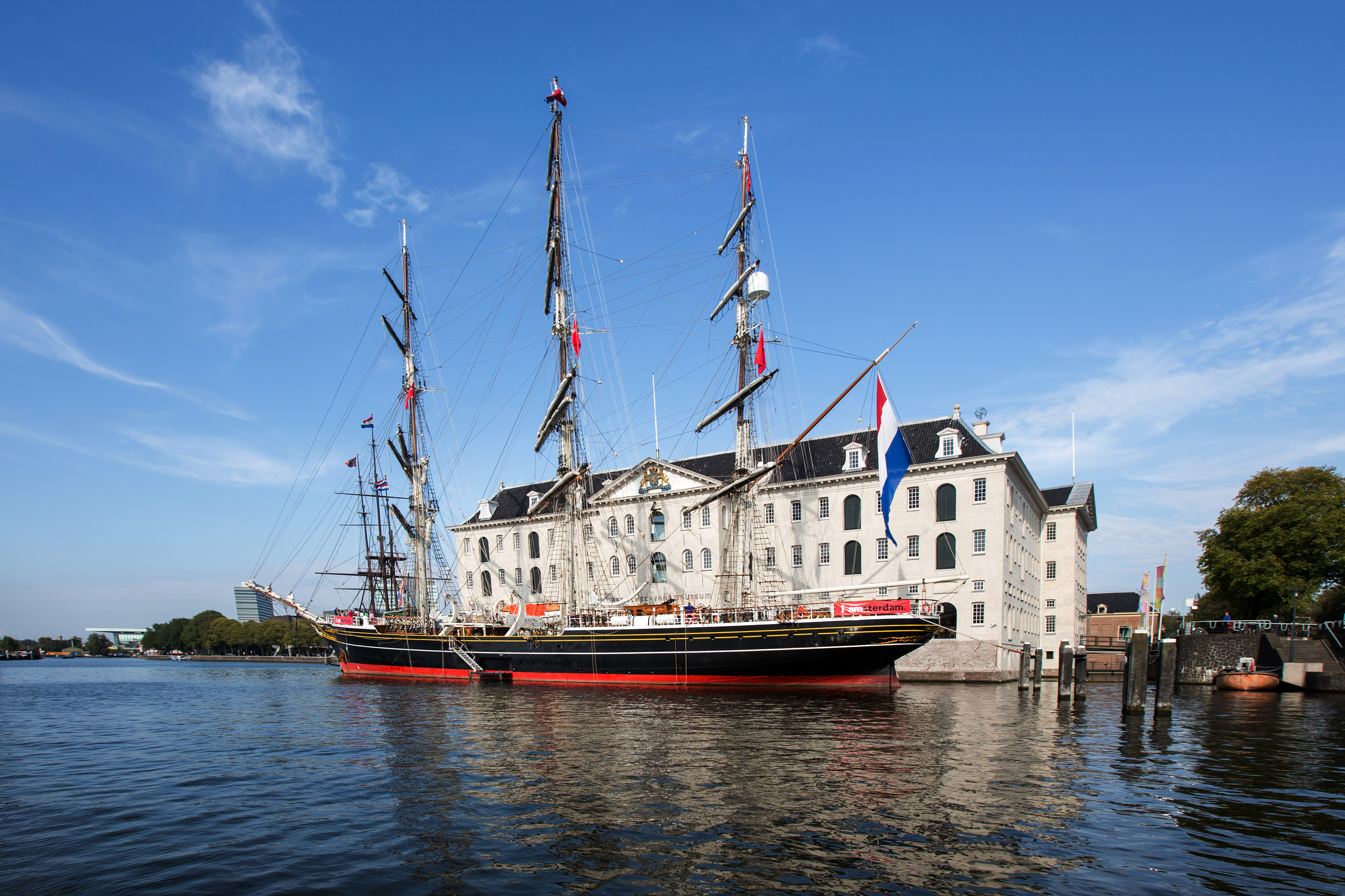 Tall ships Parade bij Het Scheepvaartmuseum