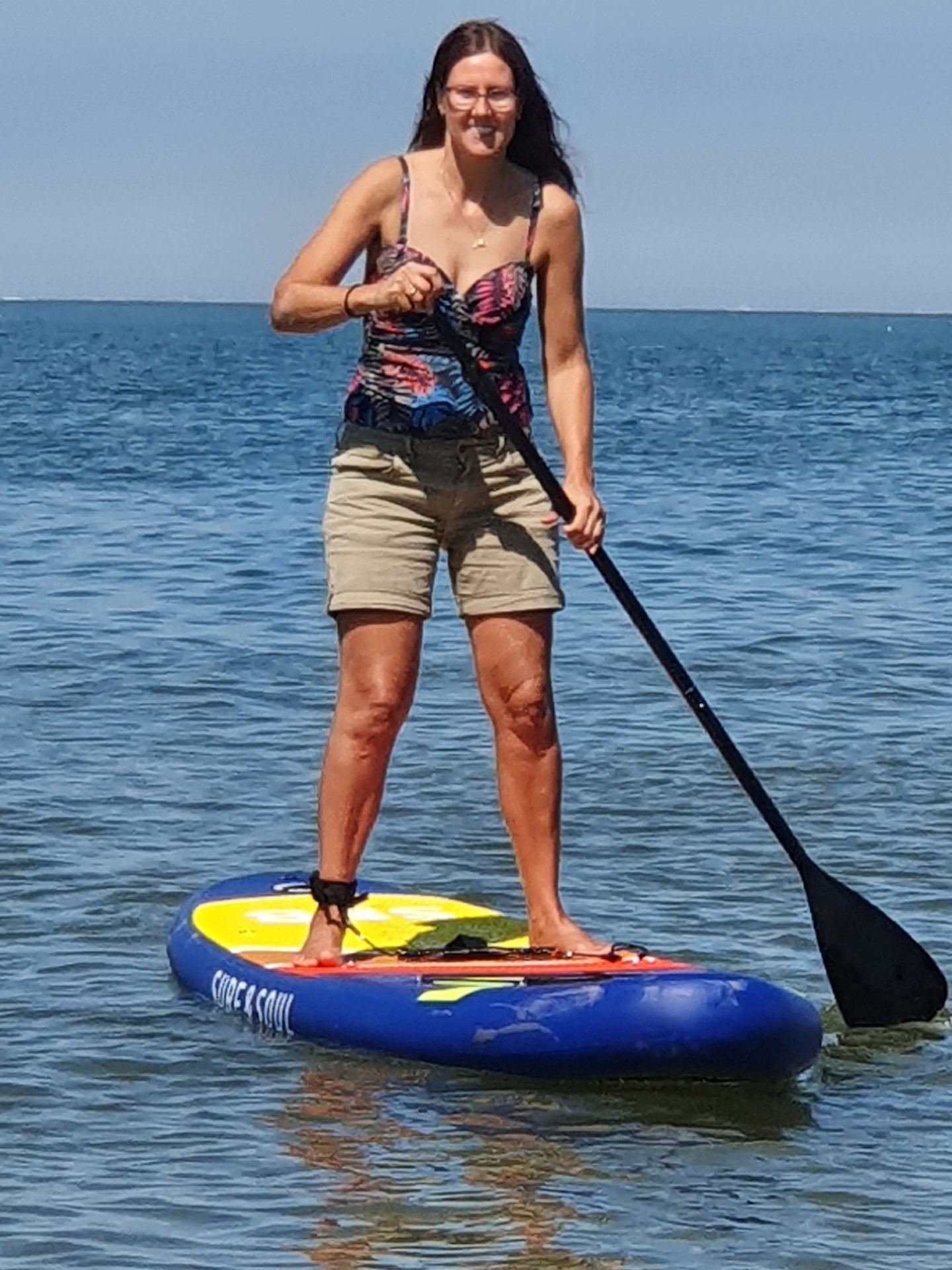 Lydia super blij met SEB supboard