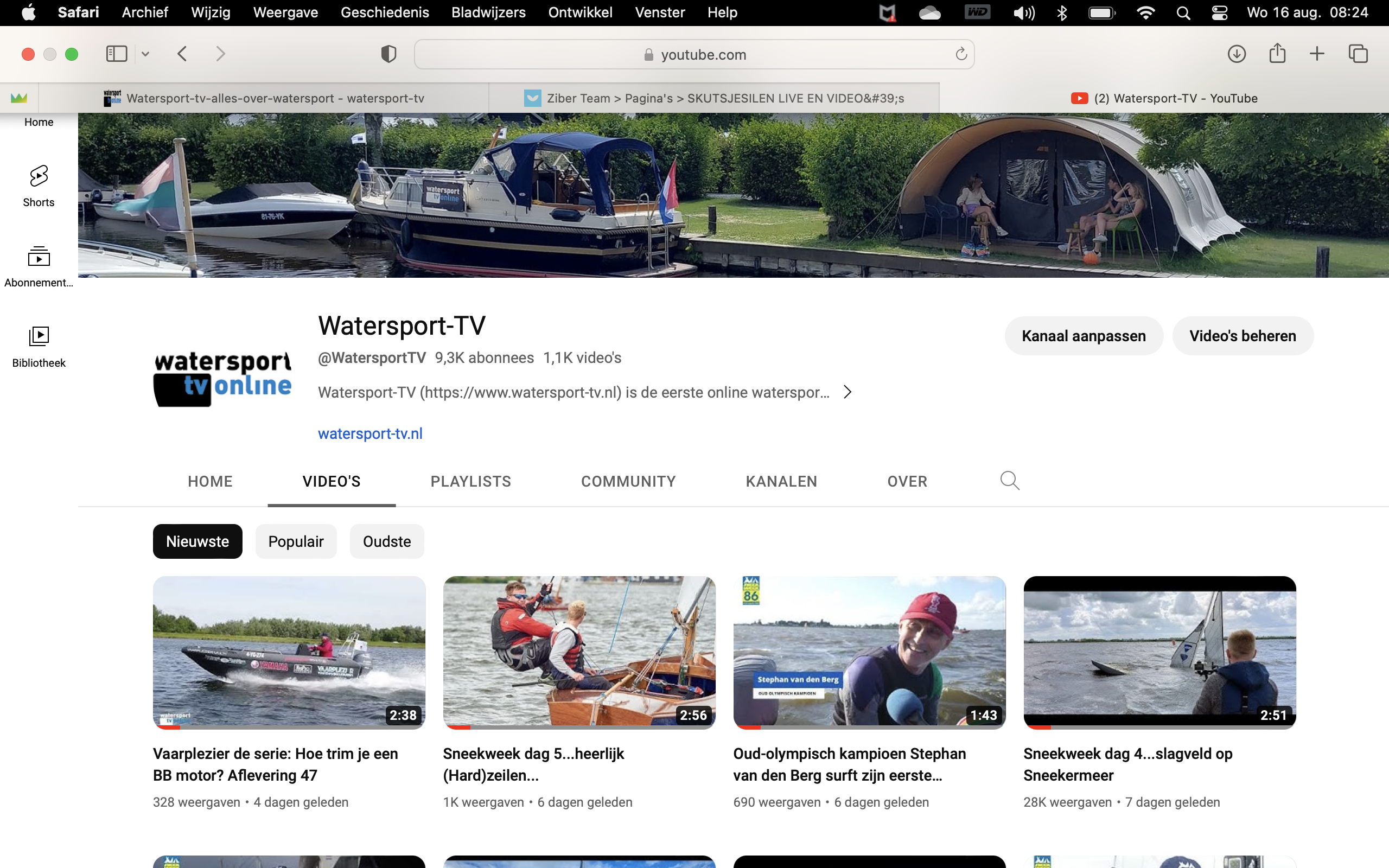 4 miljoen views op YouTube kanaal Watersport-TV