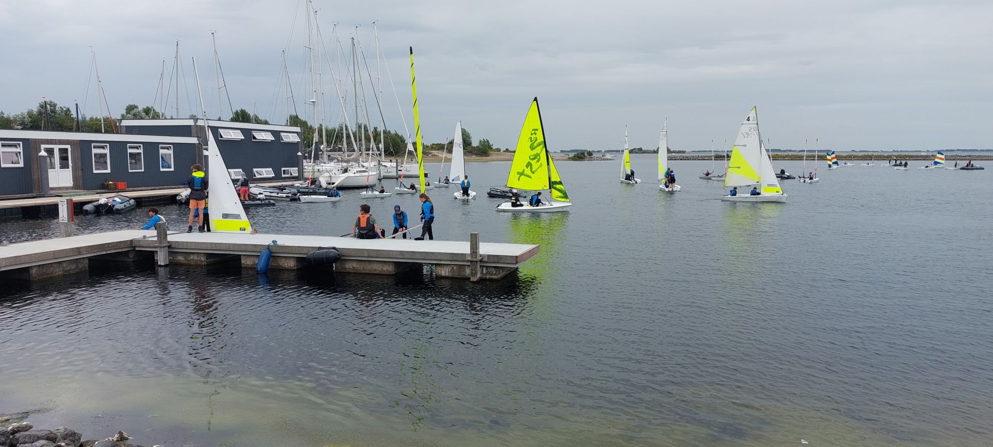 Holland Vaart in Zeeland met Juliet en Niek 