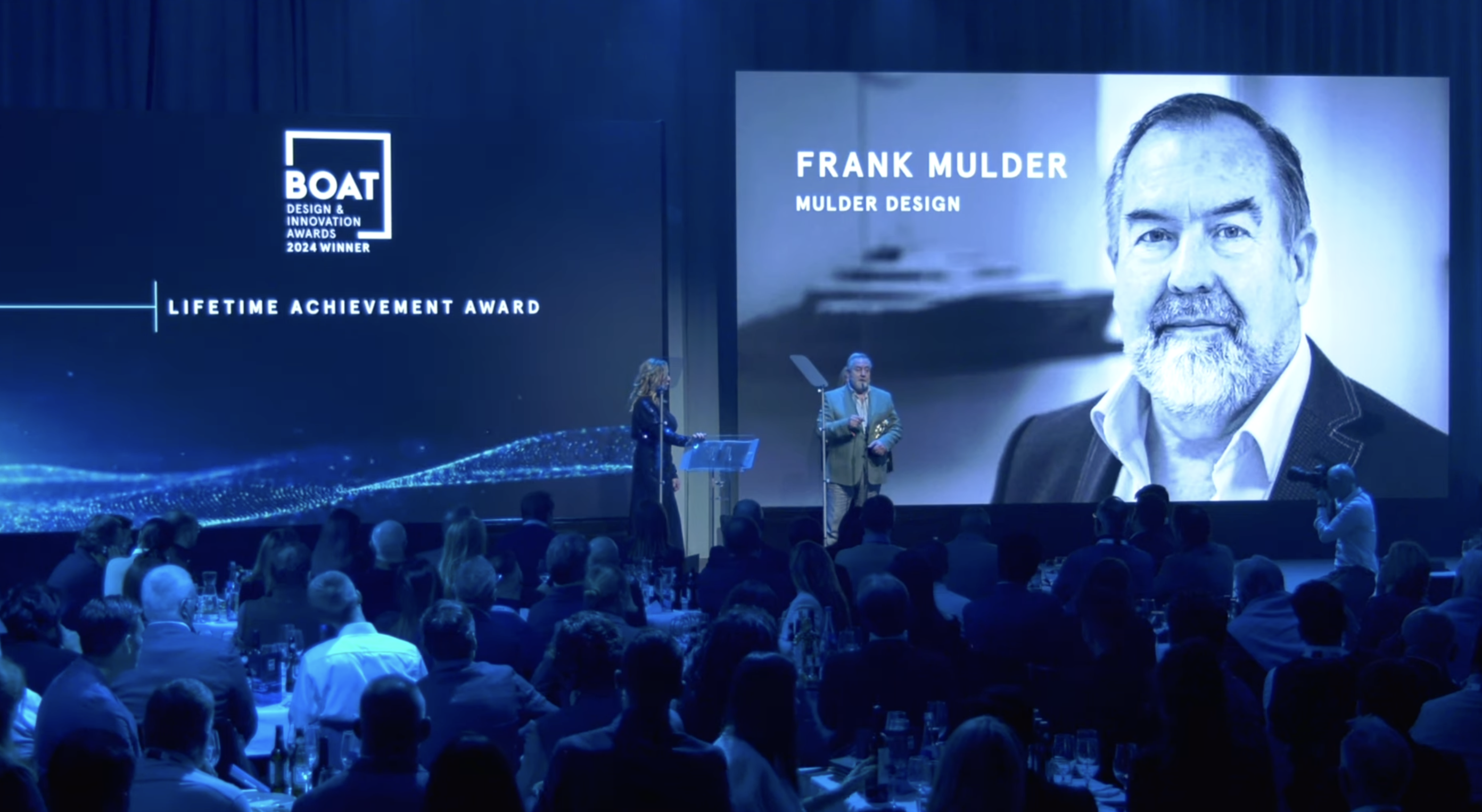 Jachtontwerper Frank Mulder ontvangt lifetime achievement award