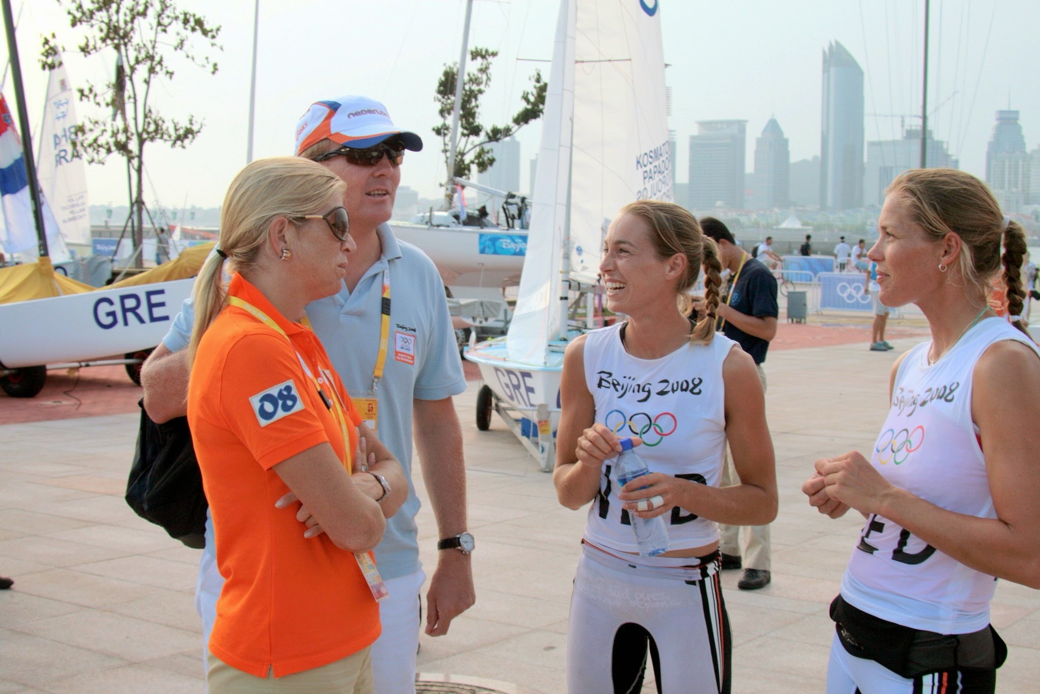 De Gele Zee kleurde even Oranje