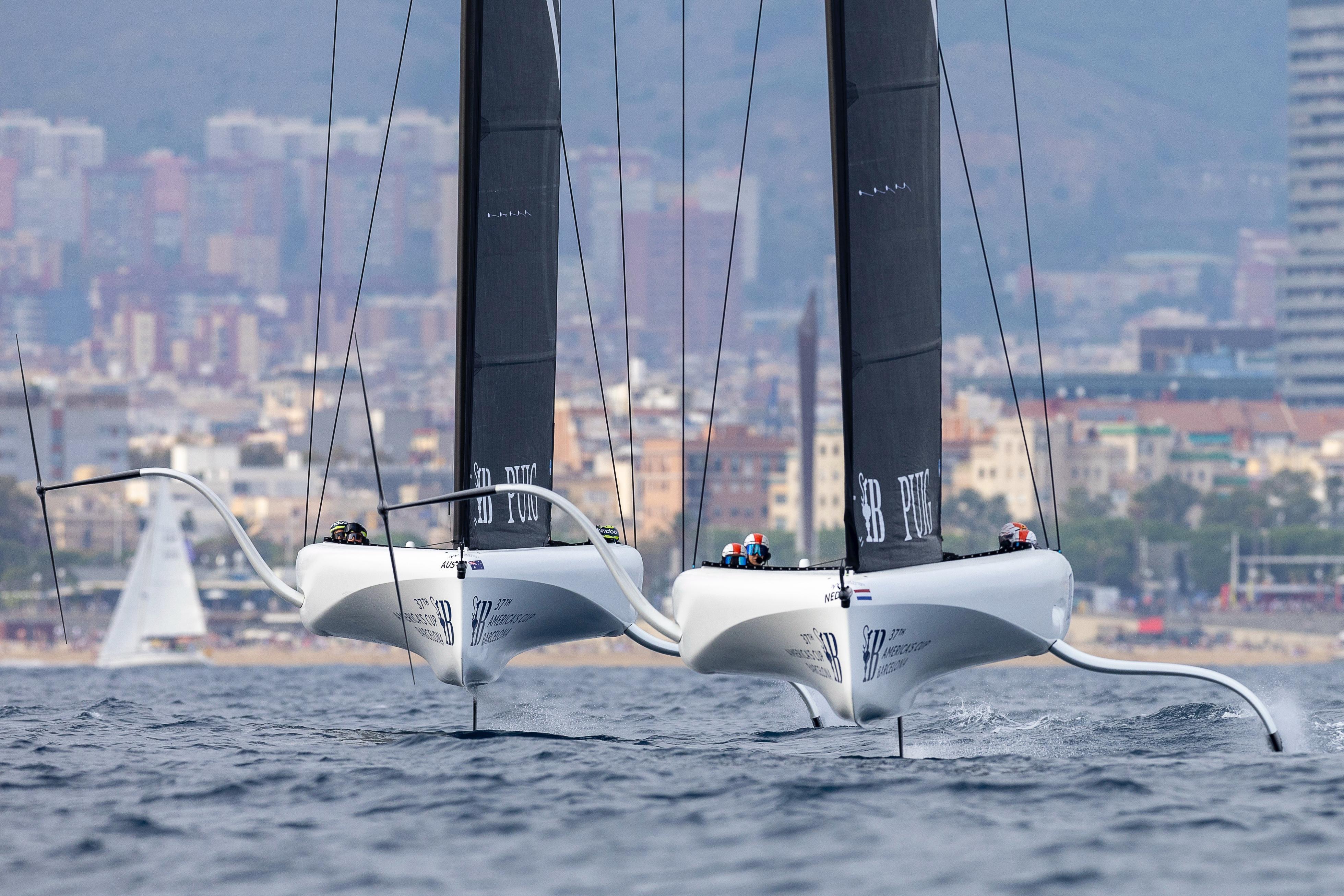 DutchSail aan leiding bij Puig Women's America's Cup