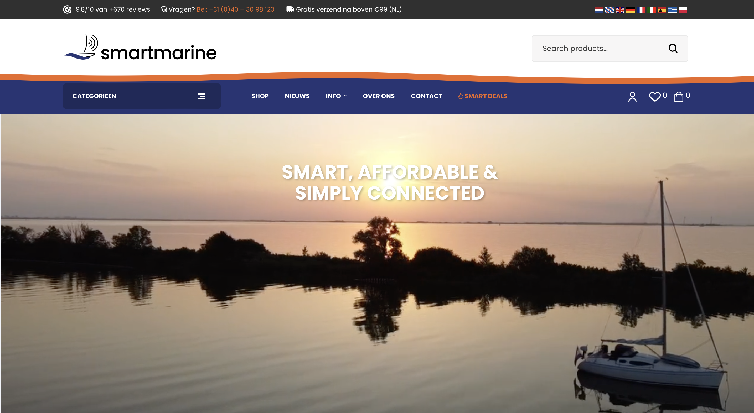Smartmarine lanceert nieuwe website