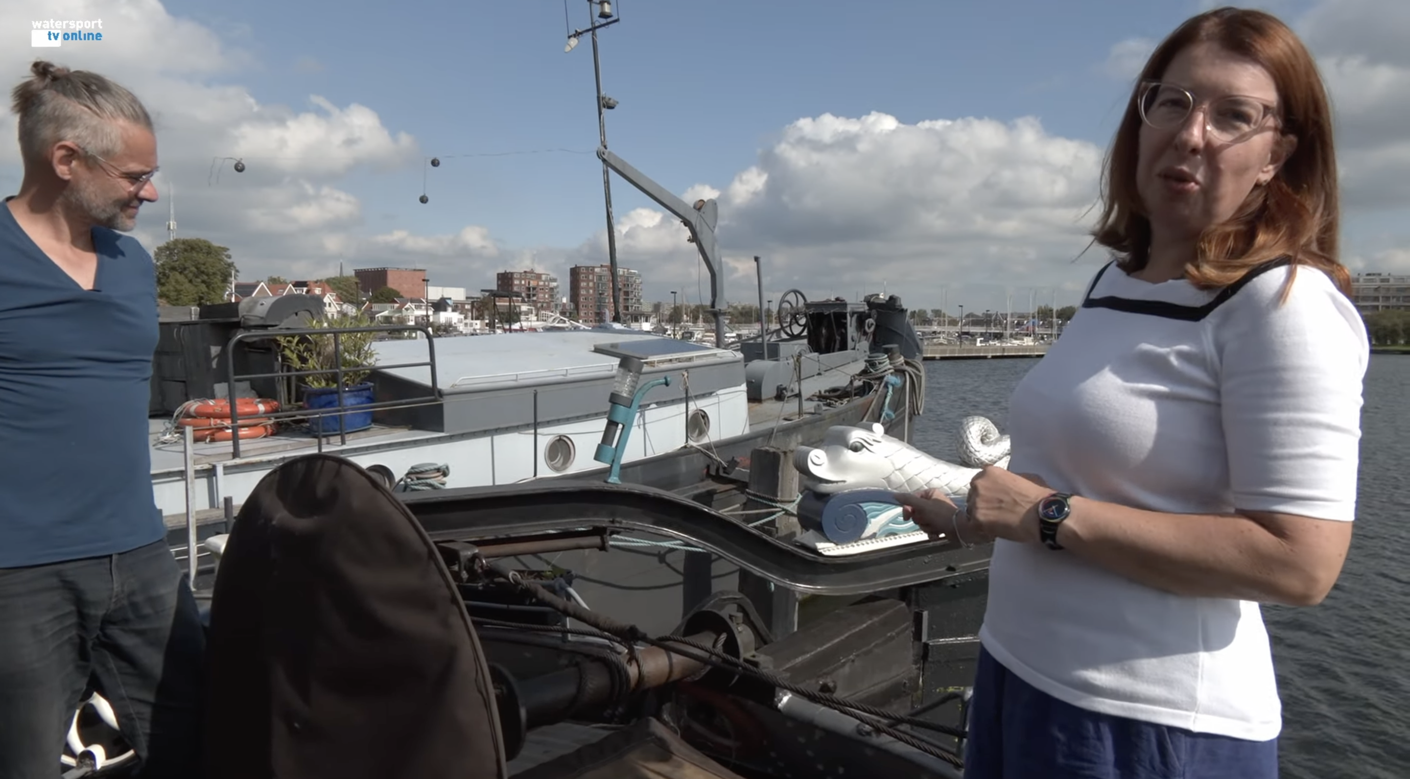 Wonen op het water aan boord van De Volharding
