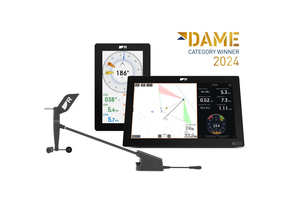 Raymarine wint DAME Design award met RSW Smart Wind Transducer