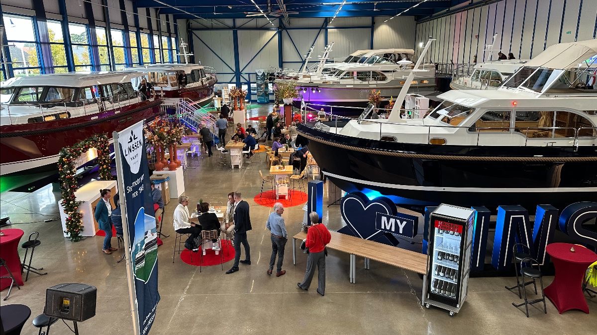 Linssen verkoopt 11 jachten tijdens Boat Show