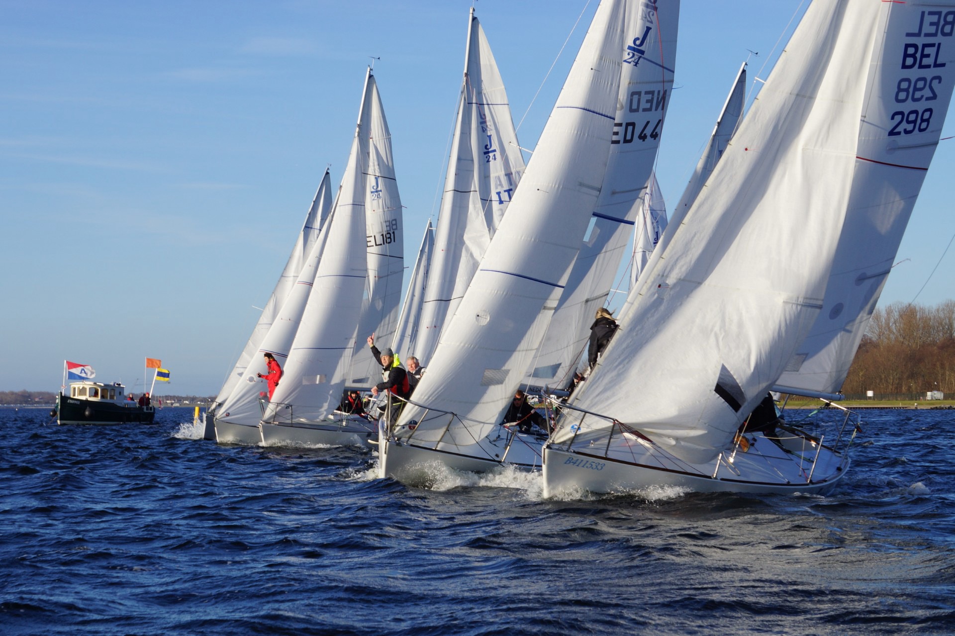 Wintersprinter zeilwedstrijden bij WV Arne