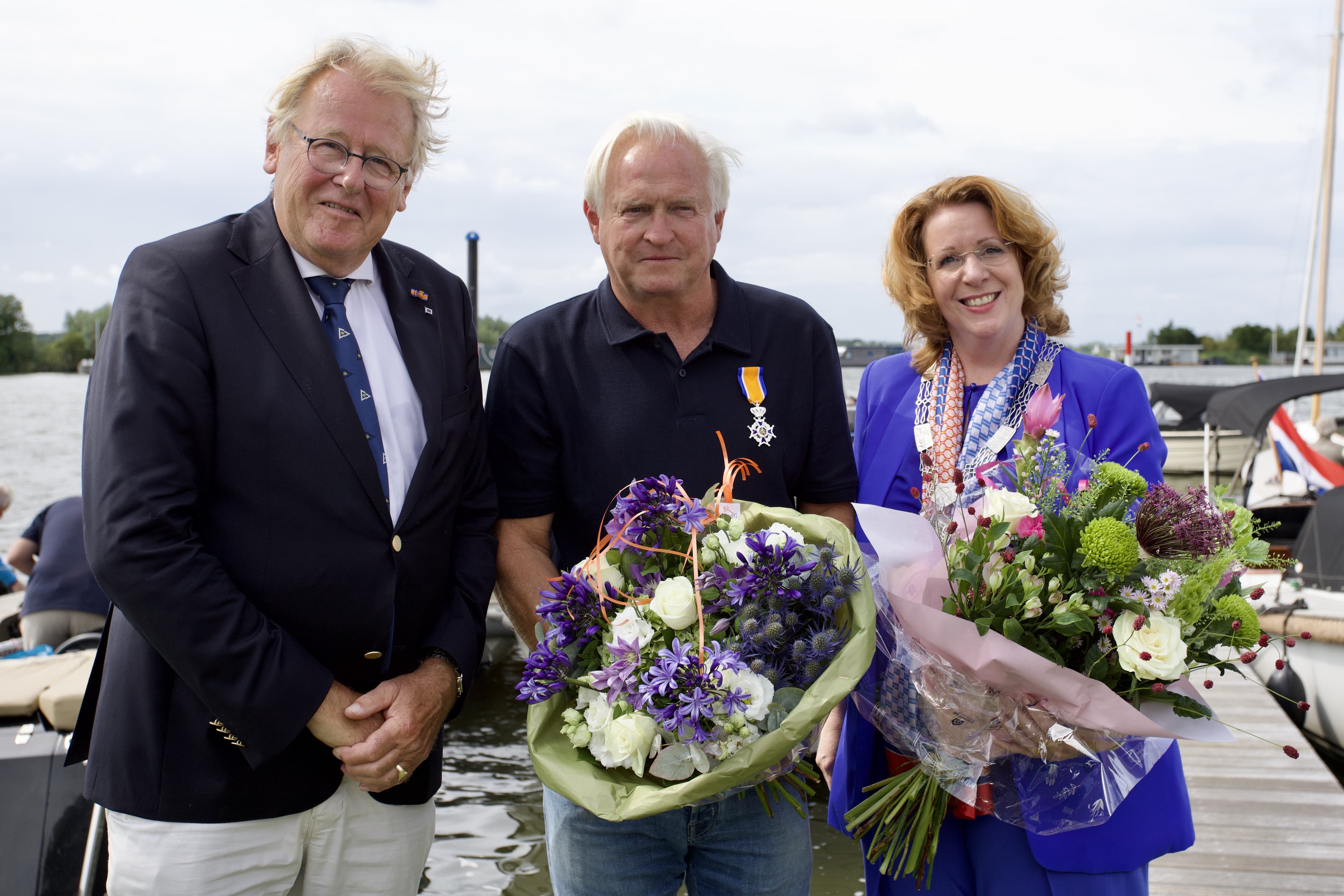 Max Blom geridderd voor verdiensten watersport
