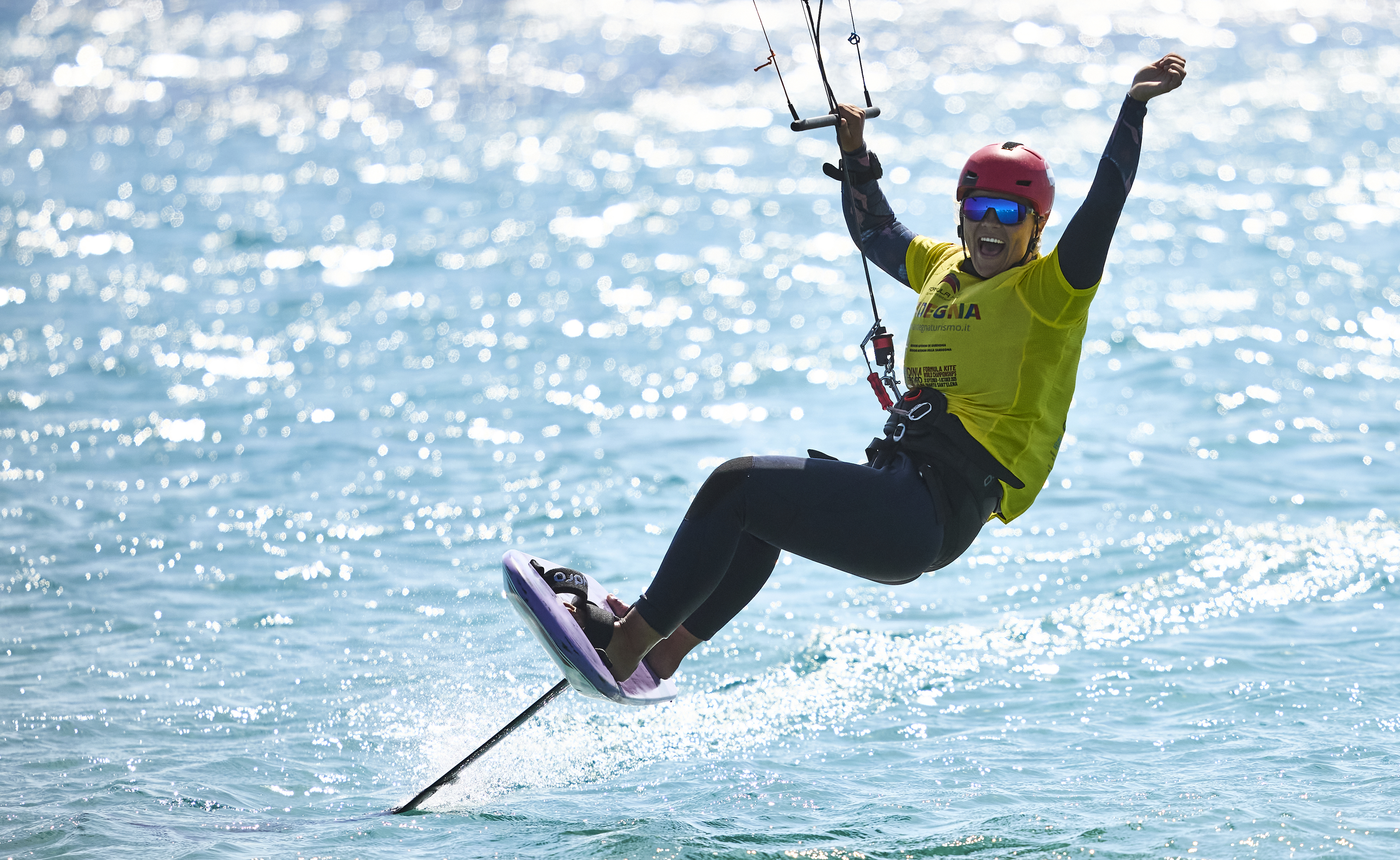 Jessie Kampman wereldkampioen Formula Kite in Cagliari