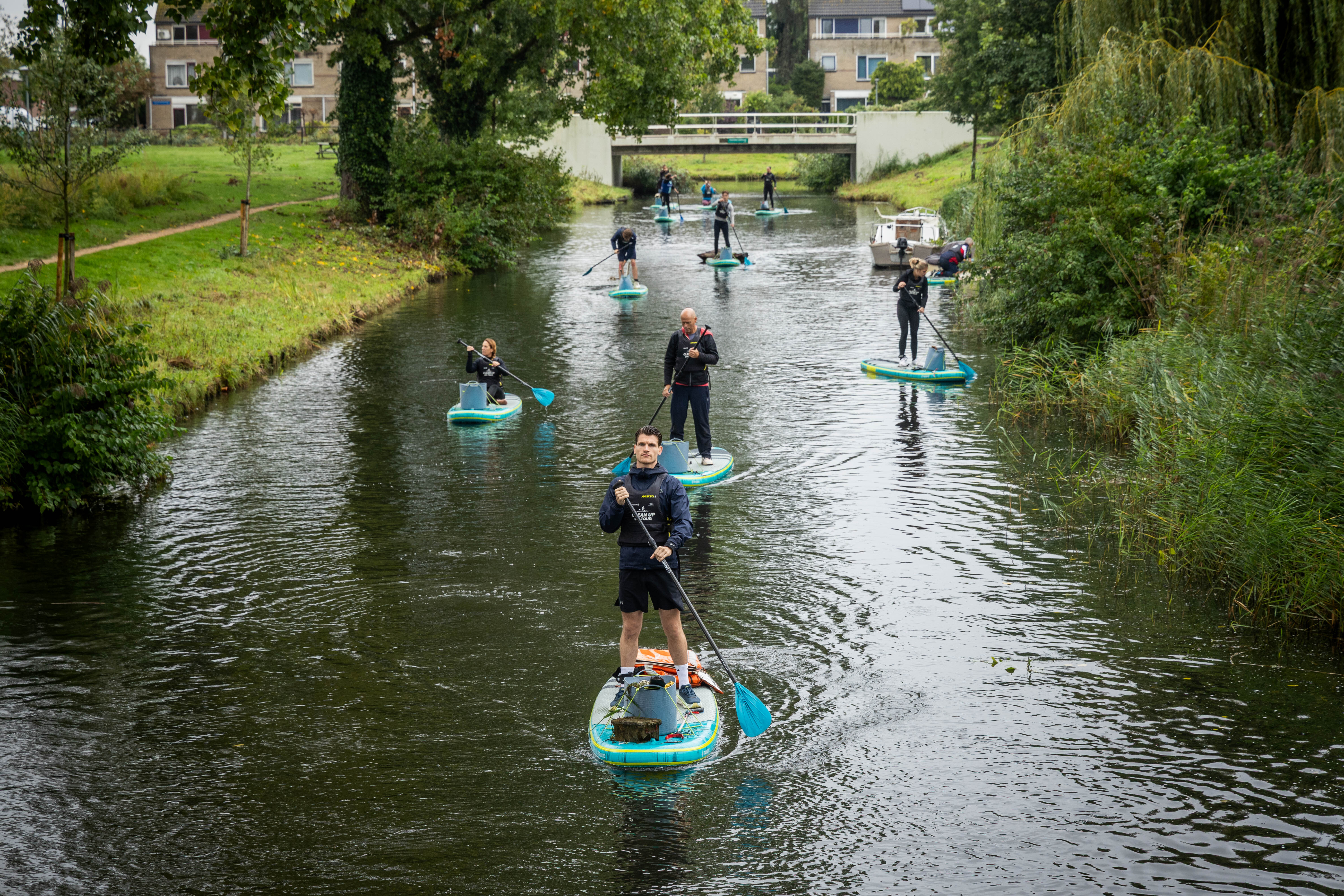 Clean up on Tour haalt record zwerfafval uit het water